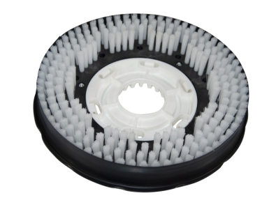 Schrubbbürste - mittel Poly 0,45 glatt weiß/Poly 0,75 glatt weiß